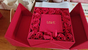 中國黃金冰川足銀情侶戒指一對求婚對戒表白新年禮物情人節送女友老婆生日 冰川情侶對戒【紅心禮盒】 曬單實(shí)拍圖