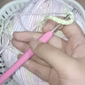 軟柄勾針鉤針工具套裝手工diy編織包包毛衣針毛線(xiàn)防滑鉤針材料包 3mm鉤針1支送記號扣和縫合針 曬單實(shí)拍圖