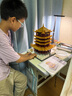 萬(wàn)格（wange）兒童積木中國古建筑模型拼裝玩具高難度成人榫卯斗拱結構立體拼圖 湖北武漢黃鶴樓2104小顆粒 6歲生日禮物送禮|大型3D擺件紀念 曬單實(shí)拍圖