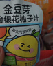 金豆芽金銀花柚子汁兒童零食飲料飲品小孩果汁中秋禮品禮盒100ml*22袋 曬單實拍圖
