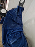 雨航（YUHANG）騎行成人電動(dòng)電瓶摩托車(chē)單人雨衣男女式單人雨披大帽檐3XL藍色 曬單實(shí)拍圖