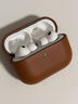 派凡適用AirPodsPro3保護套蘋(píng)果Apple無(wú)線(xiàn)藍牙耳機頭層全包牛皮保護殼防摔減震防塵2025新款第三代高端 【咖啡色】頭層牛皮/防摔防磨/植絨內膽 曬單實(shí)拍圖