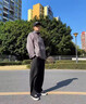 真維斯2025新款秋季直線褲男士垂懸寬闊時尚黑色西裝休閑褲子男 黑色 XL 曬單實拍圖