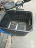 洛克兄弟（ROCKBROS）山地自行車(chē)車(chē)筐后車(chē)籃后貨架寵物置物框后鞍座車(chē)簍菜籃子 黑色 曬單實(shí)拍圖