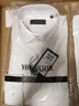 雅戈爾（YOUNGOR）長(cháng)袖襯衫男DP免燙襯衫純棉面料抗皺易打理新品 YLDP10171BJA白色 39 曬單實(shí)拍圖
