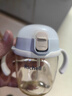 利其爾（Richell）PPSU學(xué)飲杯兒童水杯奶瓶吸管杯水壺牛奶杯防漏學(xué)喝水重力球水瓶 PPSU吸管杯藍色防嗆 260ml 6個(gè)月+ 曬單實(shí)拍圖