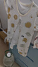 舒貝怡2件裝嬰兒衣服夏季薄款新生兒連體衣短袖哈衣兒童爬服黃色73CM 曬單實(shí)拍圖
