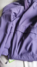 蕉下（beneunder）外套女萬(wàn)粒絨雙面搖粒絨防風(fēng)戶(hù)外秋冬新品軟殼抓絨紫-紫M 曬單實(shí)拍圖