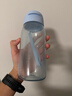 特百惠（Tupperware）樂趣550ML塑料杯夏季男女學生便攜運動水杯子大容量雙飲口 冰水藍 曬單實拍圖