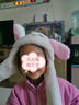 QBILY 兔子帽 耳朵會(huì )動(dòng)帽子保暖網(wǎng)紅卡通兒童禮物可愛(ài)帽子圍巾一體 耳朵會(huì )動(dòng)-兔子帽【白色】 曬單實(shí)拍圖