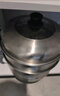 美的（Midea）蒸鍋不銹鋼三層蒸煮兩用湯鍋蒸魚(yú)饅頭包子家用蒸籠鍋蒸大閘蟹螃蟹 曬單實(shí)拍圖