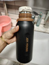 九陽(yáng)（Joyoung）保溫杯男士316L不銹鋼大容量全鋼水杯學(xué)生隨享戶(hù)外杯WV602黑800ml 曬單實(shí)拍圖