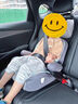 爸爸超人papahero兒童安全座椅增高墊3歲-12歲汽車(chē)用大童寶寶車(chē)載坐墊便攜式 灰色 曬單實(shí)拍圖