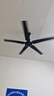 鉆石牌（DIAMOND）吊扇大風(fēng)力56寸家用客廳餐廳電風(fēng)扇輕音1.4米吊扇王五葉銅芯宿舍工廠(chǎng)樓頂扇MX 56寸黑色100W五葉吊扇【五檔勁風(fēng)】 曬單實(shí)拍圖