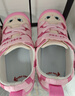 kids.ing女童鞋帆布鞋小童寶寶鞋子貓咪卡通兒童休閑鞋幼兒園板鞋 粉色 26 曬單實(shí)拍圖