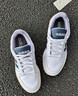 adidas ENTRAP美式校園風(fēng)運動(dòng)少年感復古籃球風(fēng)板鞋男女阿迪達斯 白色/藍色   41 曬單實(shí)拍圖