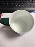 叁旬千里江山溫感變色水杯高檔陶瓷茶杯馬克杯家用中式辦公室咖啡杯子 千里江山_溫感水杯【墨綠】 曬單實(shí)拍圖