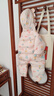 G.DUCKKIDS小黃鴨嬰兒羽絨服冬季連體衣女寶寶衣服0-1歲外出哈衣公主加厚棉 粉色棉衣版 73cm(73cm) 曬單實拍圖