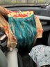 安妮優(yōu)兒女童敦煌飛天中秋節(jié)漢服2025新款女孩唐裝襦裙國風連衣裙 藍色120 曬單實拍圖