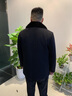 米詩(shī)德水貂內(nèi)膽派克服男海寧派克服男士水貂內(nèi)膽皮毛一體短款立領(lǐng)尼克服 黑色S十字整貂+兔毛袖 3XL185 均碼 曬單實(shí)拍圖