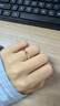 丹尼爾惠靈頓（DanielWellington）dw戒指女首飾玫瑰金情侶戒指生日禮物送女友DW00400019 曬單實(shí)拍圖