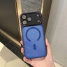 爵士駝適用蘋果17promax手機殼iPhone17pro新款磁吸Magsafe鏡頭全包防摔保護套膚感磨砂抗指紋男女款高級 【深藍色】超強磁吸丨原機拍照按鍵 蘋果17ProMax 曬單實拍圖