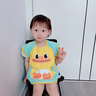 BIBK日本寶寶吃飯圍兜罩衣飯兜夏季男女寶圍裙防水防臟嬰兒可愛(ài)口水兜 綠小鴨 均碼 （適合0-3歲） 曬單實(shí)拍圖