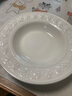 Wedgwood[11.11保價(jià)]威基伍德歡愉假日22.5cm深盤(pán)陶瓷餐盤(pán)實(shí)用菜盤(pán)子湯盤(pán) 歡愉假日象牙白深盤(pán) 1個(gè) 22.5cm 曬單實(shí)拍圖