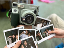 富士（FUJIFILM）新品wide 400復古款拍立得相機寬幅5寸相紙含曠野圖騰配件盒wide 300升級版膠卷相機【國行正品】 原野綠 套餐一【標配配件盒共20張相紙+手繩底座】 曬單實(shí)拍圖