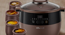 小熊（Bear）電燉鍋 電燉盅 隔水燉鍋 煲湯鍋燉湯鍋 電砂鍋 紫砂鍋 煮粥鍋大容量4-6人可預約定時(shí)B45Z1 6.5L 曬單實(shí)拍圖