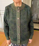 恒源祥老年人春秋裝女毛衣奶奶60-70歲毛衫開衫老人衣服裝80外套媽媽 深紫紅 L (90-105斤) 曬單實(shí)拍圖