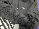 adidas情侶款復古寬松運動(dòng)立領(lǐng)夾棉外套男女秋冬阿迪達斯三葉草 黑色 2XL 曬單實(shí)拍圖
