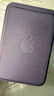 Apple/蘋(píng)果 iPhone 精織斜紋卡包-午夜紫色 適用磁吸手機 背貼卡套公交地鐵信用卡卡包一體 曬單實(shí)拍圖