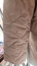 森馬（Semir）棉服女冬季中長(cháng)款輕薄寬松拼接燈芯絨翻領(lǐng)插肩袖棉衣101724112007 曬單實(shí)拍圖