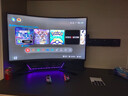 三星玄龍騎士32英寸4K超清MiniLED電競顯示器 高刷電腦HDR2000屏幕 1000R曲面巨幕游戲娛樂(lè ) 4K曲屏原生165Hz S32BG754NC 曬單實(shí)拍圖