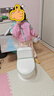 babycare馬桶坐便器蹲便器兒童馬桶仿真馬桶坐便圈2-6歲寶寶便盆溫特綠 曬單實(shí)拍圖