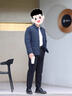 弗朗西保羅（FULANLE PAULO）高端棉衣羊毛填充加厚棉服爸爸秋冬休閑外套中年商務(wù)男士翻領(lǐng)棉襖 藍色 185/2XL 曬單實(shí)拍圖