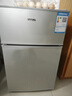 HYUNDAI（韓國現代） 小冰箱 冰箱小型雙開(kāi)門(mén) 迷你雙門(mén)家用宿舍租房冷藏冷凍電冰箱節能省電 58L銀【店鋪銷(xiāo)冠+租房必備】 曬單實(shí)拍圖