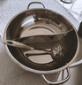 科固（KEGOO）不銹鋼鴛鴦鍋32CM 加厚火鍋湯鍋加厚電磁爐通用 KG622 曬單實(shí)拍圖