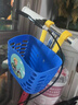 適用優(yōu)貝兒兒童自行車(chē)車(chē)筐前筐童車(chē)塑料車(chē)籃子滑板車(chē)平衡車(chē)筐 加厚款-深藍色 送配件+扎帶+貼紙 曬單實(shí)拍圖