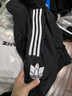 adidas三條紋短款休閑夾克外套女裝新款阿迪達斯官方三葉草   黑色   M 曬單實(shí)拍圖