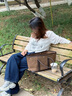 viney新款托特包包女包品牌手提包單肩包生日禮物送女友老婆 【深棕色】高級感實(shí)用輕奢通勤帆布包 時(shí)尚大容量百搭休閑大包 曬單實(shí)拍圖