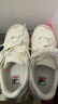 斐樂(lè )（FILA）楊冪同款蛋包鞋女鞋板鞋休閑鞋小白鞋厚底運動(dòng)鞋 雪白-SW 38 曬單實(shí)拍圖