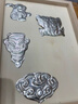 70微米繪畫(huà)錫紙加厚款藝術(shù)刻畫(huà)折船浮雕鋁箔紙手工立體掛件美術(shù)紙 70微米15*15厘mi*10張銀色加厚款 曬單實(shí)拍圖