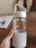北鼎（Buydeem）玻璃杯茶水分離泡茶杯子 耐高溫水杯便攜隨手杯 教師節(jié)禮物燕麥白 曬單實拍圖