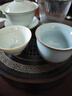 蘇氏陶瓷（SUSHI CERAMICS）汝窯卵青 三才蓋碗開(kāi)片可養金線(xiàn)初放功夫茶具泡茶碗 曬單實(shí)拍圖