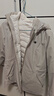 KOLON SPORT/可隆羽絨三合一夾克 女子防水防風(fēng)透濕戶(hù)外沖鋒衣2級 LKJK5WNT12-GR 米灰色 M 165/88A 曬單實(shí)拍圖