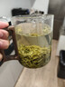 玻璃杯水杯泡茶杯耐高溫辦公室家用主人茶水杯馬克杯咖啡杯帶把手 【透明色】木語(yǔ)單杯400ml1只 曬單實(shí)拍圖