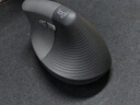 羅技（Logitech）Lift人體工學(xué)鼠標 垂直鼠標 小手鼠標 無(wú)線(xiàn)藍牙鼠標 3臺設備秒切換 帶Logi Bolt接收器 黑色 曬單實(shí)拍圖