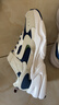 Skechers斯凱奇兒童鞋復古運動(dòng)鞋秋冬女童鞋新緩震跑步鞋303967L/405304L 男童/白色/海軍藍色/WNV 36 曬單實(shí)拍圖